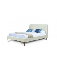 Manhattan Comfort BD003-FL-CR Heather Full-Size Bed in Cream